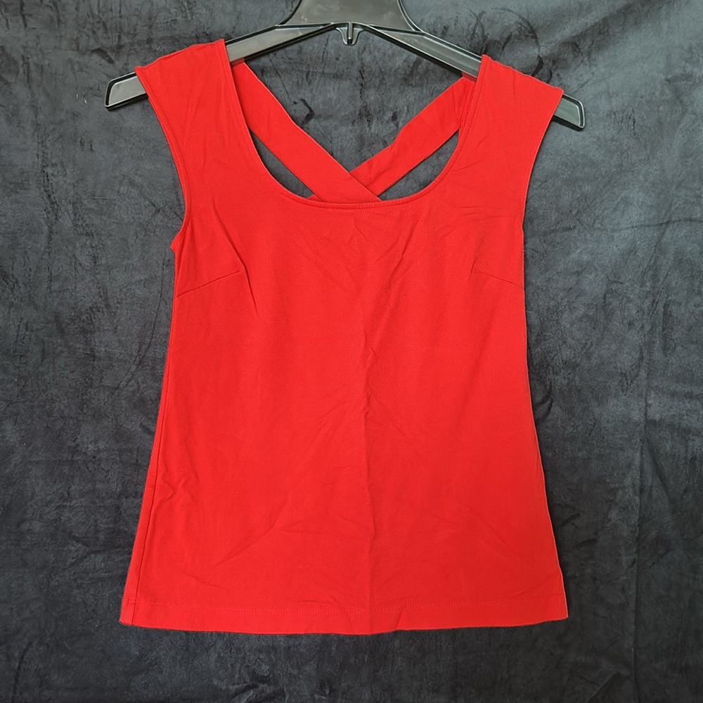Banana Republic XS Red Sleeveless Women's Top